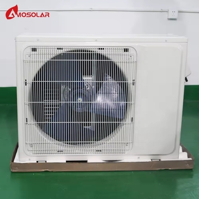 DC AC DUAL POWER 9000 BTU Amosolar Residencial Aire acondicionado solar con panel solar de refrigeración libre en el sol