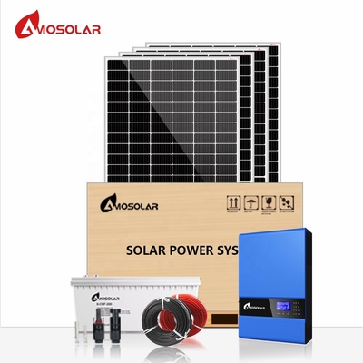 Kit de sistema personalizado de energía solar de 1kw 3kw 5kw para la función de soporte de energía