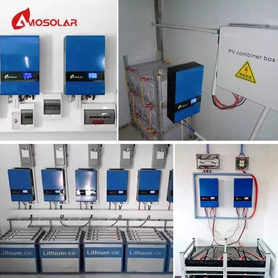 Kit de sistema personalizado de energía solar de 1kw 3kw 5kw para la función de soporte de energía