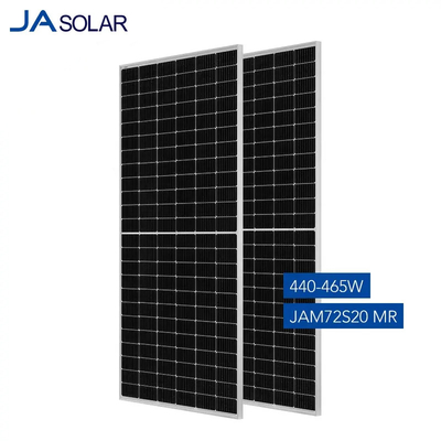 144 células Panel solar mono 440-460 vatios con tecnología de media célula y conector MC4