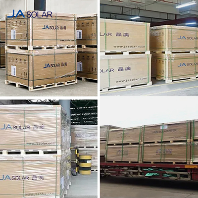 144 células Panel solar mono 440-460 vatios con tecnología de media célula y conector MC4