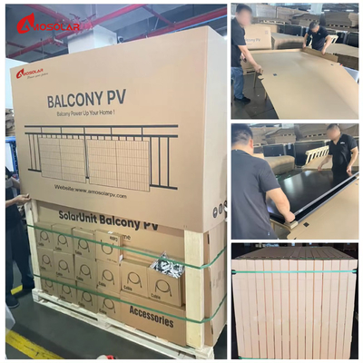230V/220V 180V-270V Planta eléctrica de balcón Sistema solar fotovoltaico con micro inversor de 600W 800W