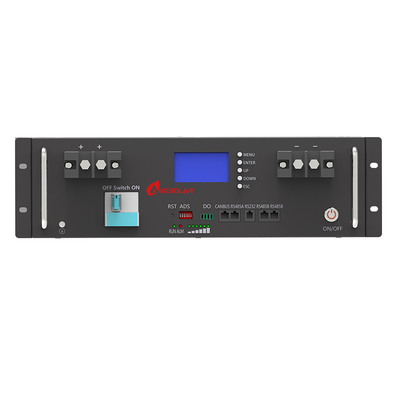 Amosolar 48v 100Ah 200Ah Batería de iones de litio para sistema de almacenamiento solar con BMS