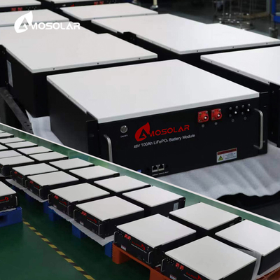 Baterías de iones de litio amosolares de 48V/51.2V para almacenamiento solar 100ah 200ah 10kwh 20kwh