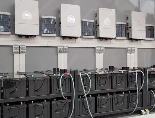 Deye 12kw 16kw Sistema de almacenamiento solar híbrido de fase única con batería de litio de bajo voltaje