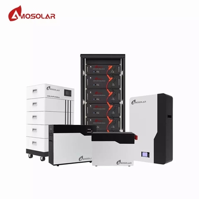 Batería Amosolar 48V 100Ah LifePO4 Hv Batería de iones de litio con vida útil de ciclo largo