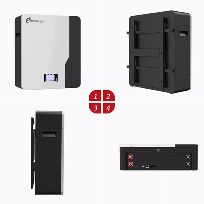 Batería Amosolar 48V 100Ah LifePO4 Hv Batería de iones de litio con vida útil de ciclo largo