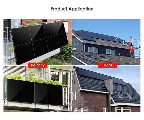 600w 800w Monocristalino de silicio Sistema de energía solar híbrido Kit para el balcón por Amosolar