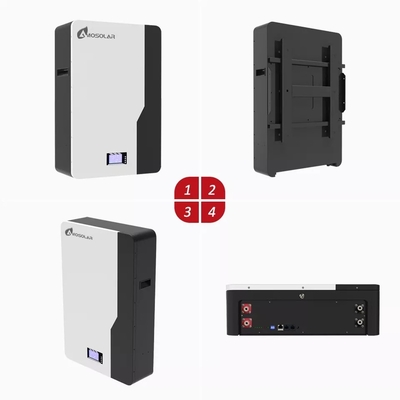 Batería Amosolar 48V 100Ah LifePO4 Hv Batería de iones de litio con vida útil de ciclo largo
