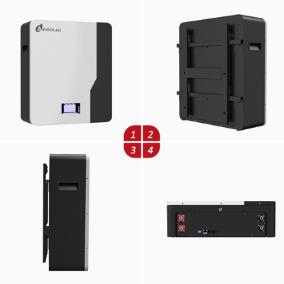 48v 51.2v 100ah 200ah 5Kwh 10Kwh Batería de hierro de litio para ciclo profundo residencial