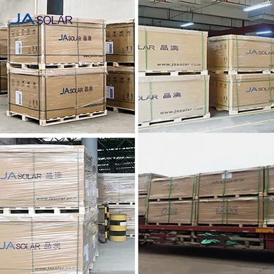 166mmx166mm 144células JAM72S20 400w 420w 450w 500w 550w 600w 670w Negro N Tipo 0BB Paneles de energía solar para el hogar
