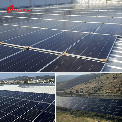 Amosolar 0BB 182mm 420W 435W 440W 570W Europa Paneles solares con tejas para el sistema doméstico