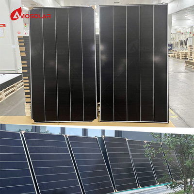 Amosolar 0BB 182mm 420W 435W 440W 570W Europa Paneles solares con tejas para el sistema doméstico