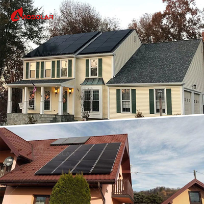 Amosolar 0BB 182mm 420W 435W 440W 570W Europa Paneles solares con tejas para el sistema doméstico
