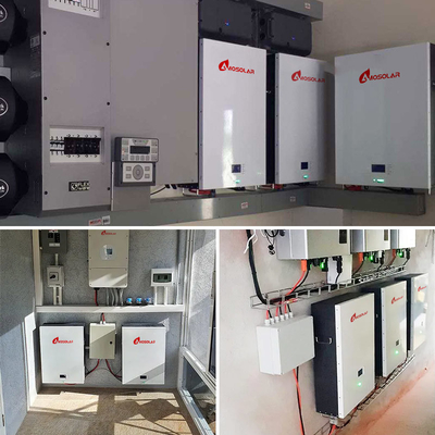 Batería solar de litio de 15kW 10kWh 5kWh Compacta y ligera para almacenamiento de energía en el hogar