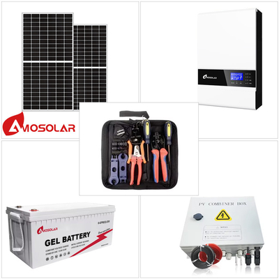 Todo en un sistema de energía solar de 1,5 kW con paneles de silicio monocristalino