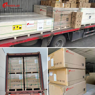 Batería de iones de litio de 1-50KW Amosolar híbrido de red solar para el hogar
