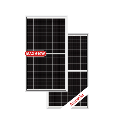 Amosolar 600w paneles solares con 210*210mm Celdas IP68 clasificado caja de unión