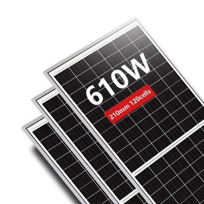 Amosolar 600w paneles solares con 210*210mm Celdas IP68 clasificado caja de unión