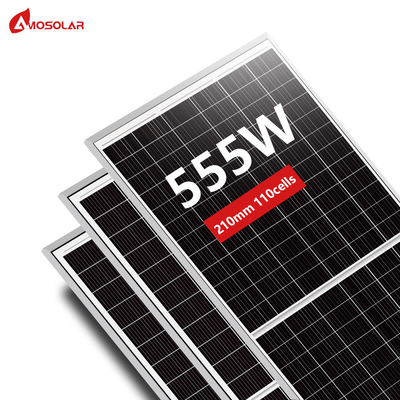 HJT 110cel 535w 540w 545w 550w 555w Panel solar para el hogar