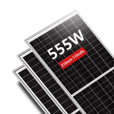 Kit de paneles solares bifaciales de 28,6 kg 535 540 545 550 555 vatios para instalaciones fuera de la red