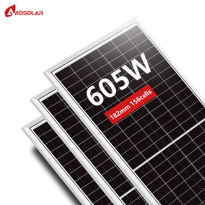Paneles solares mono de doble vidrio 575w 580w 585w 590w 595w 600w 605w con TUV CE ISO