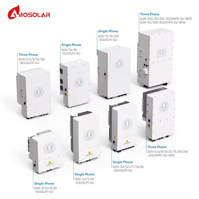 Alimenta tu sistema solar con inversores solares híbridos Deye 2kw 3kw 5kw 6kw 8kw 10kw 12kw