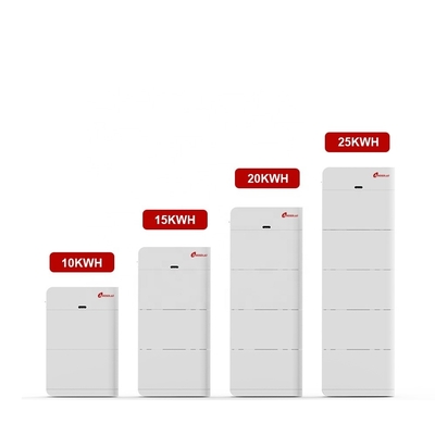 48v 51.2v 10-25kW Batería de litio de alto voltaje para almacenamiento de energía solar personalizable
