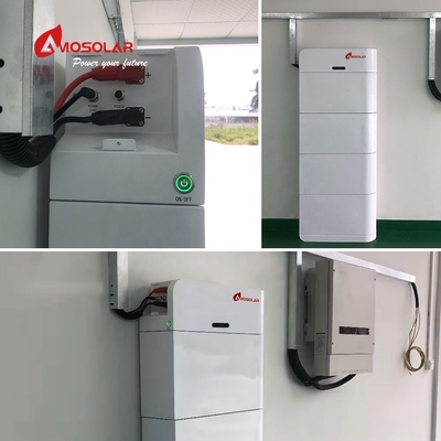 48v 51.2v 10-25kW Batería de litio de alto voltaje para almacenamiento de energía solar personalizable