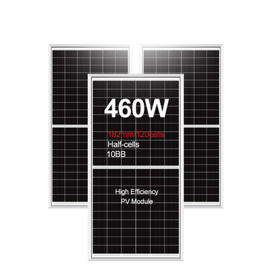 Panel solar de silicio monocristalino de 440-460W con certificado CE/TUV/INMETRO/ISO