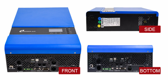 Sistema Amsolar fuera de la red 3KW 5KW 8KW 10KW Inversor solar fuera de la red de alta frecuencia con 1