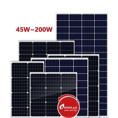 Panel solar PERC de media célula de 200 W con 11,28 Vmp y dimensiones del panel de 1405 * 700 * 30 mm