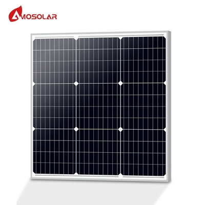 Panel solar monocristalino de tamaño pequeño 20W 30W 40W 50W 55W 60W con caja de unión IP67