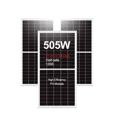 Actualice su planta fotovoltaica con un kit de paneles solares de 485w 490w 495w 500w 505w de Certificado