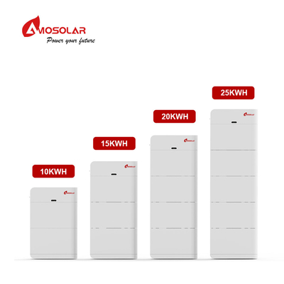 10KWH 15KWH 20kwh Sistemas de almacenamiento de energía acumulables de iones de litio para diseño dividido en el hogar