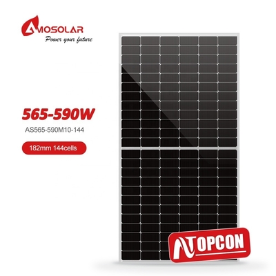 550W 560W 575W 580W 600W 620W Panel solar de tipo N con marco de aleación de aluminio anodizado
