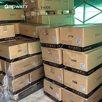 Los paneles solares Growatt y el inversor solar híbrido de 800w 2400w 3000w para el sistema solar en red