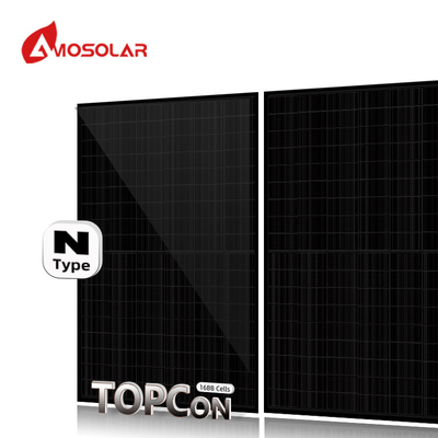 300 mm / 300 mm longitud del cable negro mono N tipo Topcon paneles solares 565w 580w con 144