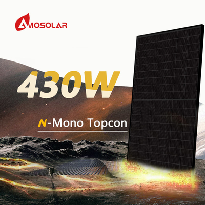 300 mm / 300 mm longitud del cable negro mono N tipo Topcon paneles solares 565w 580w con 144