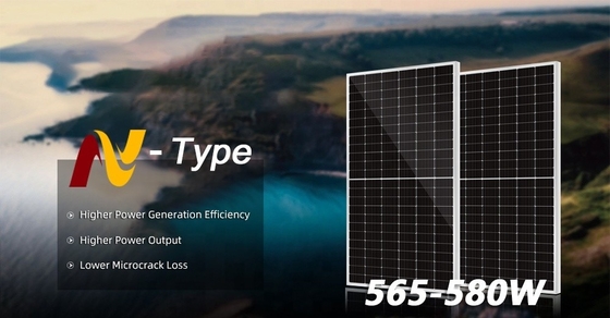 182mmx182mm Tamaño de la célula Amosolar paneles solares La elección definitiva para el sistema de energía solar