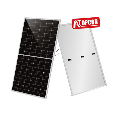 Medias celdas mono 550w 575W 580W 590W paneles solares de tipo N para techo y caja de unión IP68