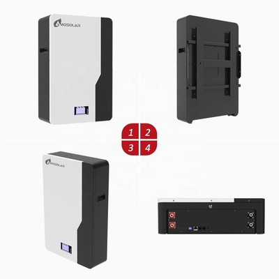 Amosolar 48V/51.2V 100ah 200ah 5kwh 10kwh 2.5kwh Batería de iones de litio para almacenamiento solar