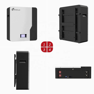 Amosolar 48V/51.2V 100ah 200ah 5kwh 10kwh 2.5kwh Batería de iones de litio para almacenamiento solar