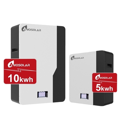 Amosolar 48V/51.2V 100ah 200ah 5kwh 10kwh 2.5kwh Batería de iones de litio para almacenamiento solar