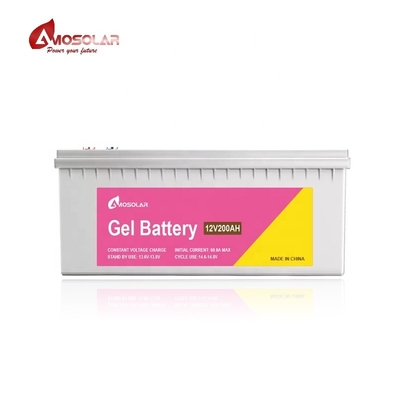 12V 48v 50Ah 100Ah 150Ah 200Ah 250Ah Batería de gel para sistema de almacenamiento solar