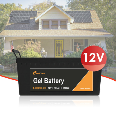 12V 48v 50Ah 100Ah 150Ah 200Ah 250Ah Batería de gel para sistema de almacenamiento solar