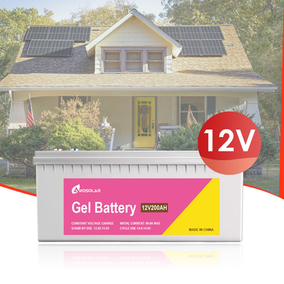 Amosolar 12V 24V 50Ah 100Ah 150Ah 200Ah 250Ah 500Ah Tipo de batería de gel OEM / ODM Aceptado