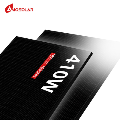 400w 410w 420w 430w Panel solar mono con y N-tipo marco de aleación de aluminio anodizado