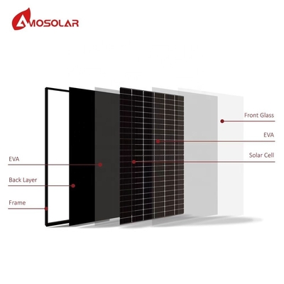 Amosolar 440W 450W 460W 1000W Panel solar monocristalino con caja de unión IP68