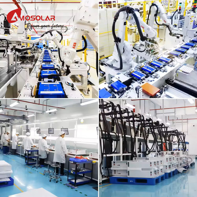 Batería de litio Lifepo4 Amosolar 48v 51.2v 100ah 200ah Sistema fotovoltaico fuera de la red